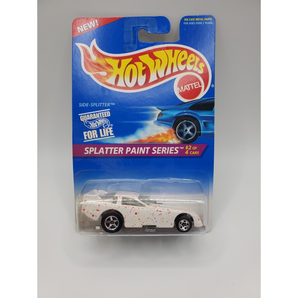 Mattel HOT WHEELS Die cast 15254 Splatter paint series Side splitter 1995 NEW